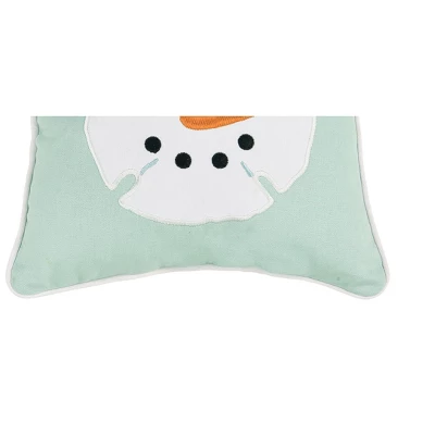 C&F Home Snowman Sand Dollar Embroidered Throw Pillow 2 C&F Home Snowman Sand Dollar Embroidered Throw Pillow - Image 2