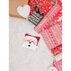 C&F Home 8" X 8" Happy Santa Hooked Petite Christmas Holiday Throw Pillow -C&F Bedding Deals Store GUEST b59c6177 693b 4614 9e74 5d47dc8ec42a