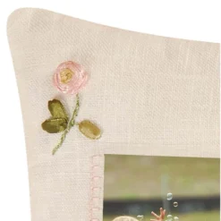 C&F Home 10" X 10" Number 1 Mom Embroidered Picture Pillow