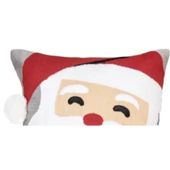 C&F Home Santa Face 14" X 14" Christmas Holiday Throw Pillow