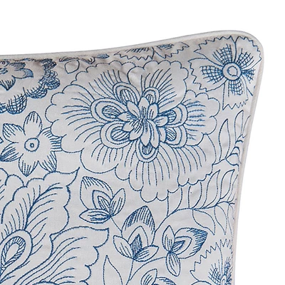 C&F Home 18" X 18" Clementina Dusk Embroidered Throw Pillow 2 C&F Home 18" X 18" Clementina Dusk Embroidered Throw Pillow - Image 2