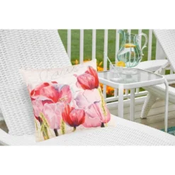 C&F Home 18" X 18" Tulips Indoor/Outdoor Throw Pillow -C&F Bedding Deals Store GUEST c4f77f4b a0e6 4218 bcf3 0bfdff0afb66