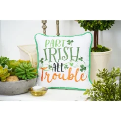 C&F Home 10" X 10" Part Irish All Trouble Embroidered Throw Pillow 6 C&F Home 10" X 10" Part Irish All Trouble Embroidered Throw Pillow -C&F Bedding Deals Store GUEST c562b937 dd25 40e3 8804 0d17bb60d68f