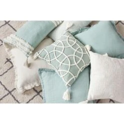 C&F Home 18" X 18" Lily Seaglass Geometric Throw Pillow -C&F Bedding Deals Store GUEST c80ca7ee 2c68 4540 9ffc a1c659d519da