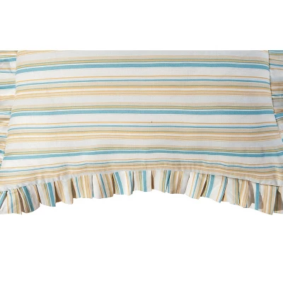 C&F Home 26" X 26" Natural Shells Stripe Euro Sham 2 C&F Home 26" X 26" Natural Shells Stripe Euro Sham - Image 2