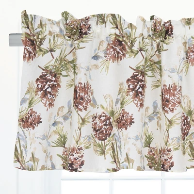 C&F Home Cooper Pines Cotton Brown Valance Window Treatment 1 C&F Home Cooper Pines Cotton Brown Valance Window Treatment