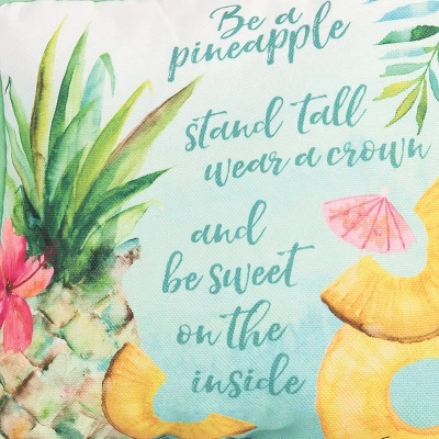 C&F Home 10" X 10" Be A Pineapple Printed Throw Pillow 2 C&F Home 10" X 10" Be A Pineapple Printed Throw Pillow - Image 2