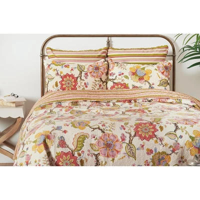 C&F Home 20" X 26" Celine Pink Floral Standard Sham 4 C&F Home 20" X 26" Celine Pink Floral Standard Sham - Image 4