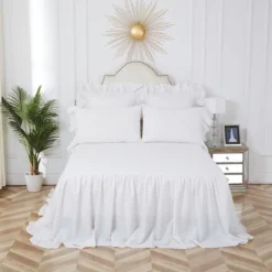 C&F Home Ruffled Standard Pillowcase White -C&F Bedding Deals Store GUEST d5ebe199 bab6 4ba7 9b8f 44e2580632d6
