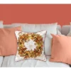 C&F Home Autumn Wreath Thanksgiving Printed And Embroidered Throw Pillow