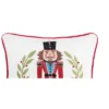 C&F Home Nutcracker Wreath Embroidered Throw Pillow