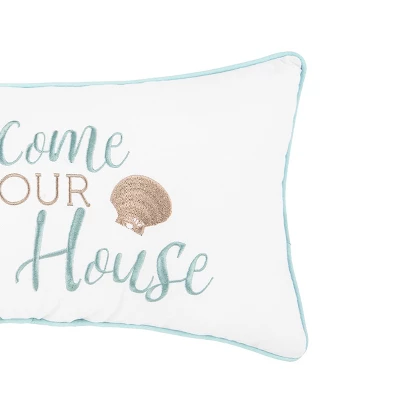 C&F Home Welcome To Our Beach House Embroidered Throw Pillow 2 C&F Home Welcome To Our Beach House Embroidered Throw Pillow - Image 2