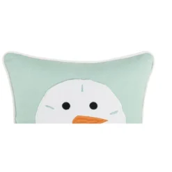 C&F Home Snowman Sand Dollar Embroidered Throw Pillow