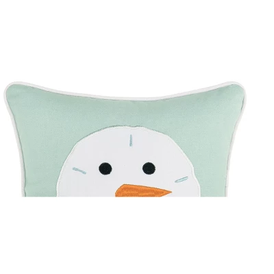 C&F Home Snowman Sand Dollar Embroidered Throw Pillow 1 C&F Home Snowman Sand Dollar Embroidered Throw Pillow