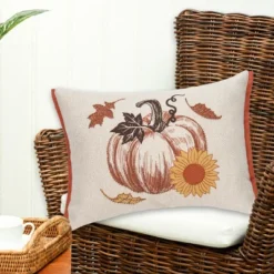 C&F Home 13" X 18" Harvest Time Pumpkin Embellished Fall Throw Pillow -C&F Bedding Deals Store GUEST e22c9b3c 36ef 4eb2 8425 9178f04b1780