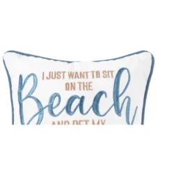 C&F Home Pet My Dog Embroidered Throw Pillow