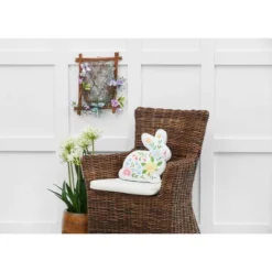 C&F Home 14" Floral Easter Bunny Spring Shaped Throw Pillow -C&F Bedding Deals Store GUEST ea32bf67 963b 4f18 ba65 fb0d9c039b01