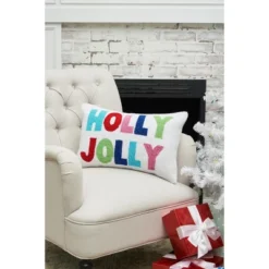 C&F Home Holly Jolly Hooked Throw Pillow -C&F Bedding Deals Store GUEST ea451290 78aa 4220 8e2f a2a7423ffab8