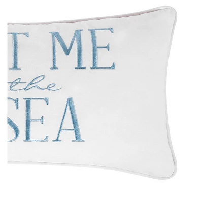C&F Home 12" X 24" Meet Me At The Sea Embroidered Throw Pillow 2 C&F Home 12" X 24" Meet Me At The Sea Embroidered Throw Pillow - Image 2