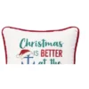C&F Home Christmas Better At Lake 10" X 10" Embroidered Throw Pillow