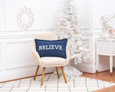 C&F Home Christmas Jolly Solid Typographical Decorative Throw Pillows 2 C&F Home Christmas Jolly Solid Typographical Decorative Throw Pillows - Image 2