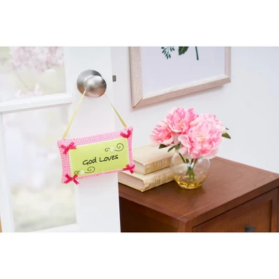 C&F Home God Loves Embroidered Throw Pillow 1 C&F Home God Loves Embroidered Throw Pillow