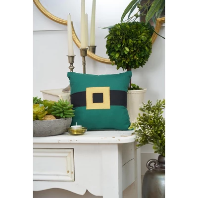C&F Home 10" X 10" St. Patty's Belt Embroidered Throw Pillow 2 C&F Home 10" X 10" St. Patty's Belt Embroidered Throw Pillow - Image 2