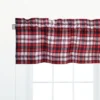 C&F Home Fireside Plaid Red Valance Collection